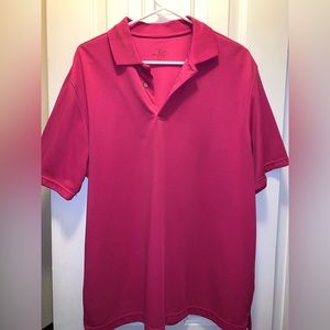Beverly Hills polo club, short sleeve, pink dress shirt